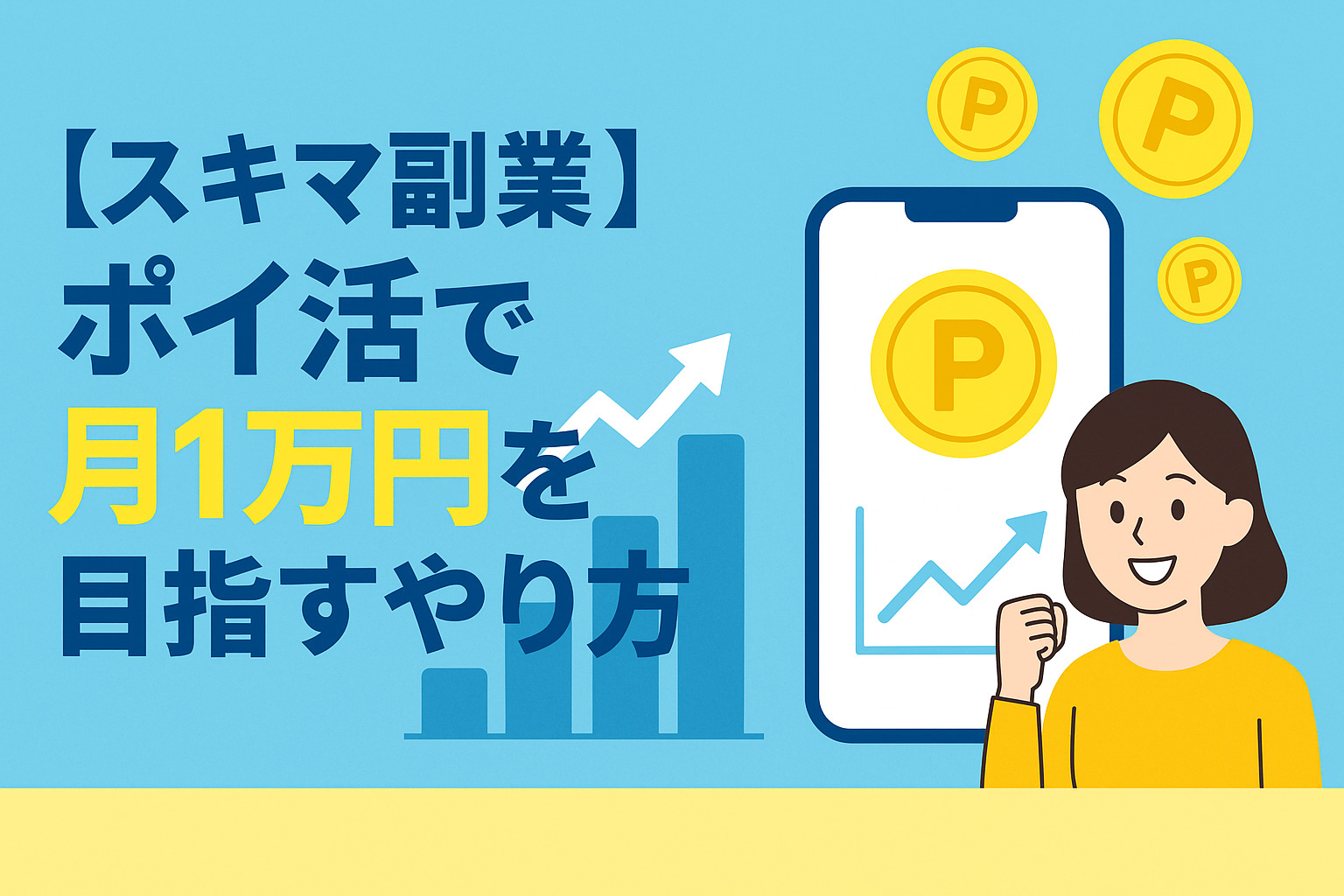 【スキマ副業】ポイ活で月1万円を目指すやり方