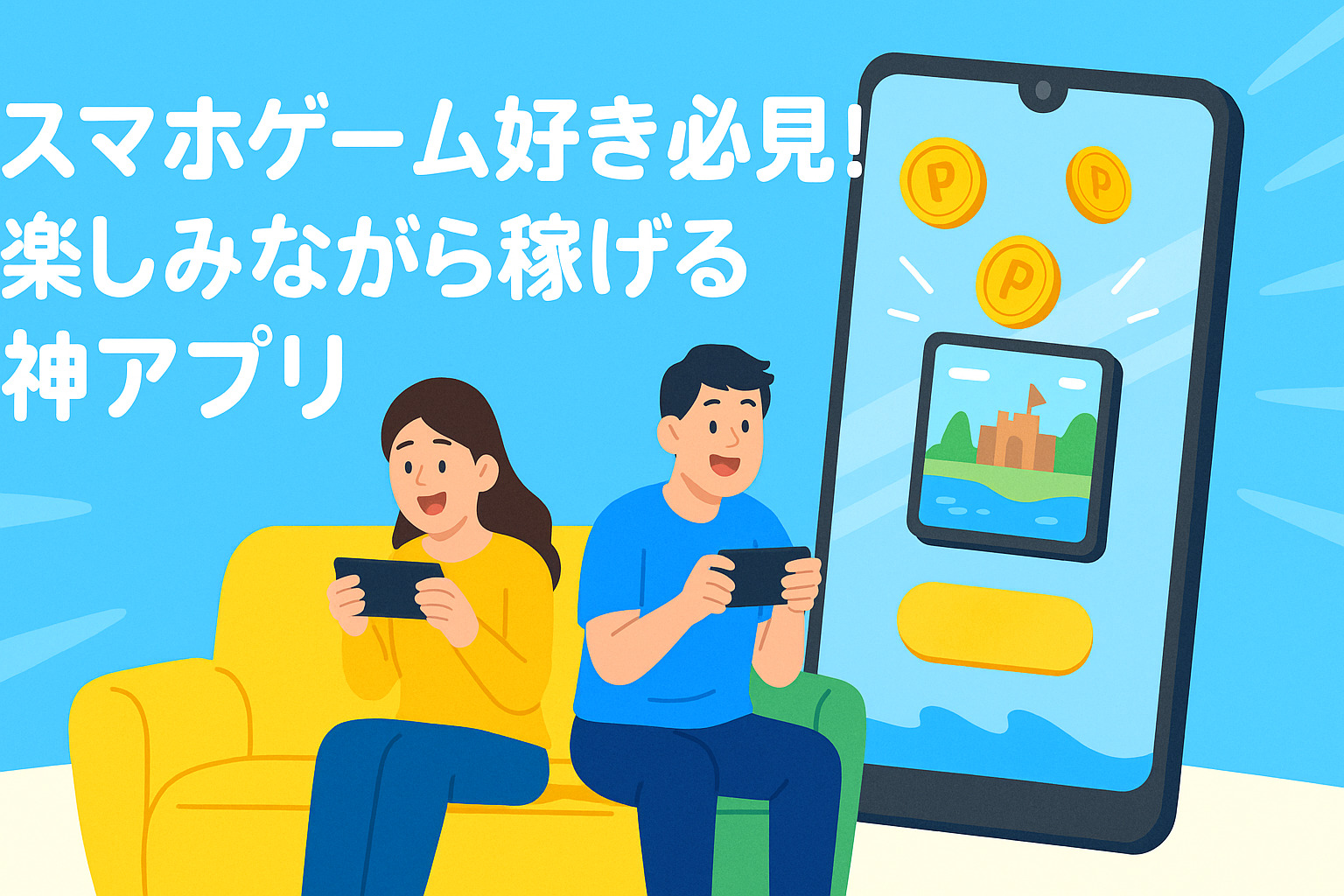 スマホゲーム好き必見！楽しみながら稼げる神アプリ