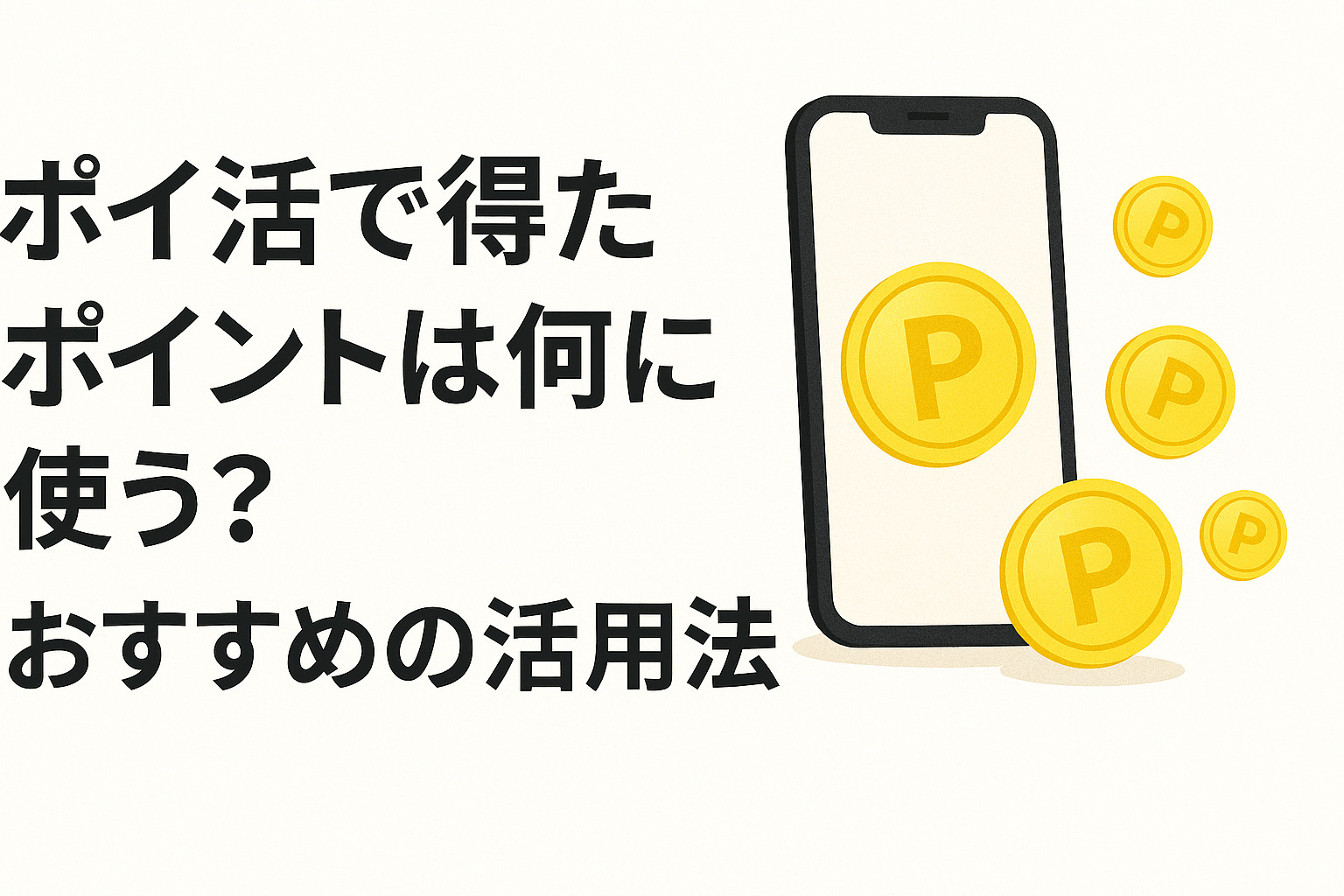 ポイ活で得たポイントは何に使う？おすすめの活用法