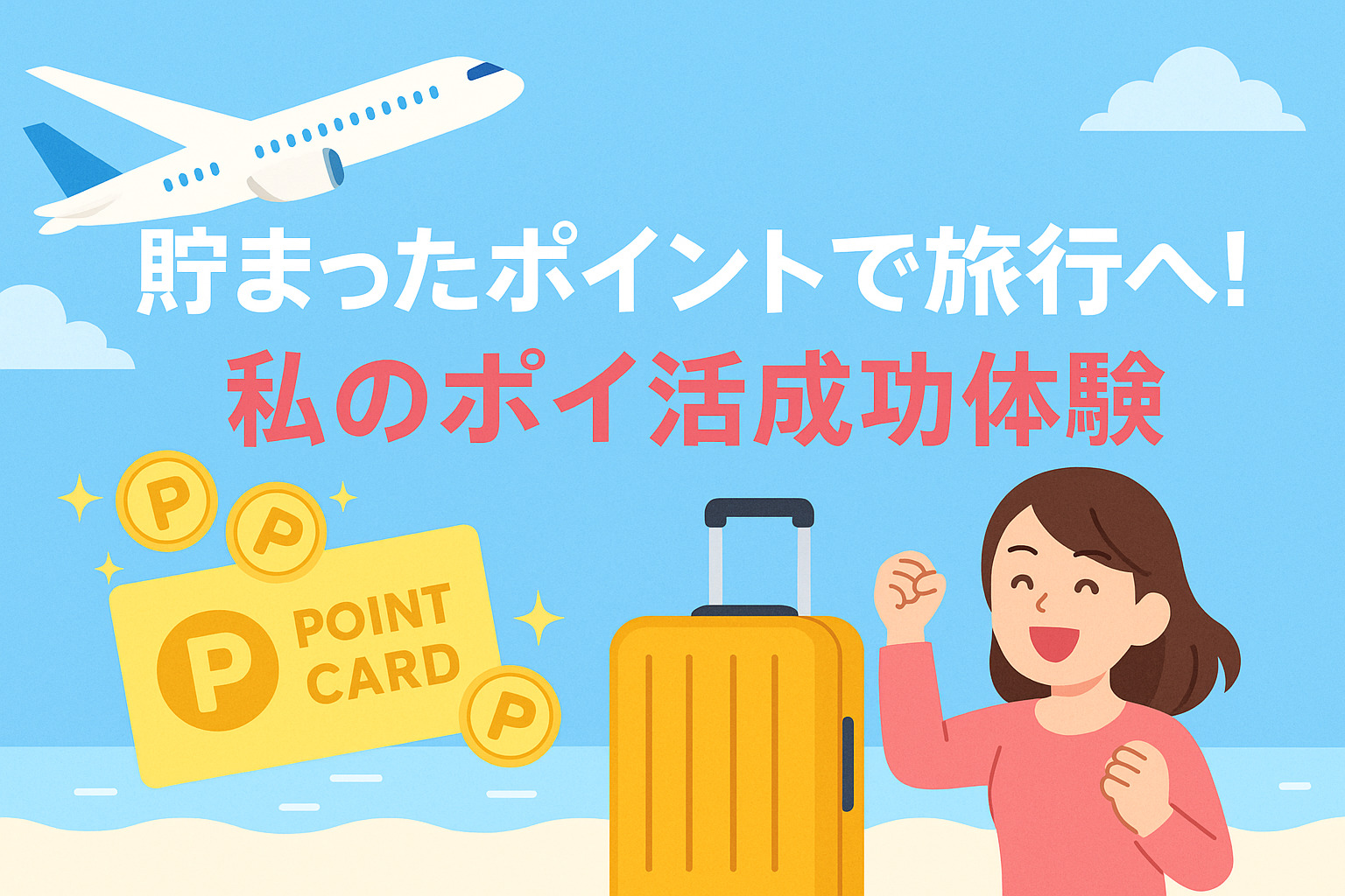貯まったポイントで旅行へ！私のポイ活成功体験