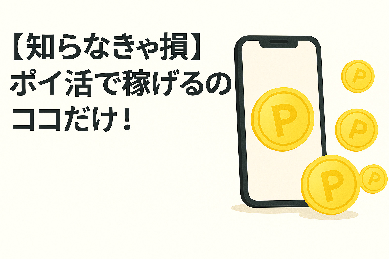 【知らなきゃ損】ポイ活で稼げるのはココだけ！