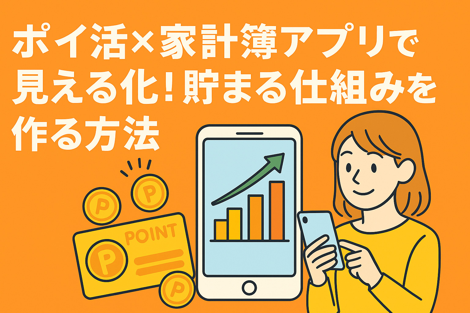 ポイ活×家計簿アプリで見える化！貯まる仕組みを作る方法