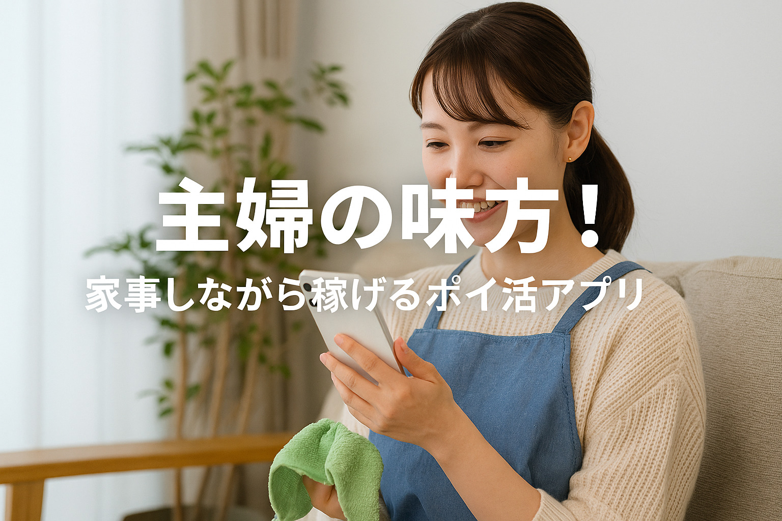 主婦の味方！家事しながら稼げるポイ活アプリ