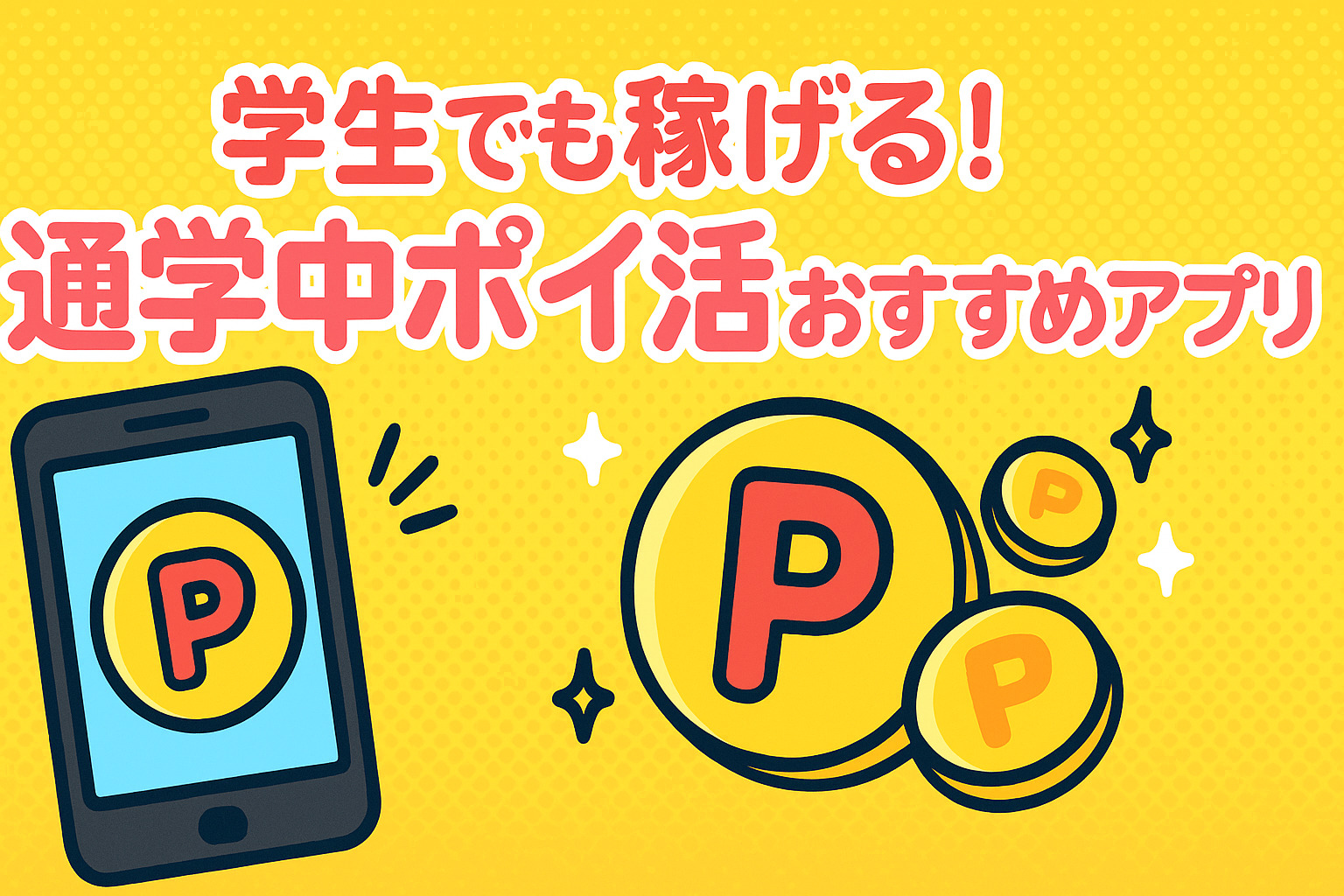 学生でも稼げる！通学中ポイ活おすすめアプリ