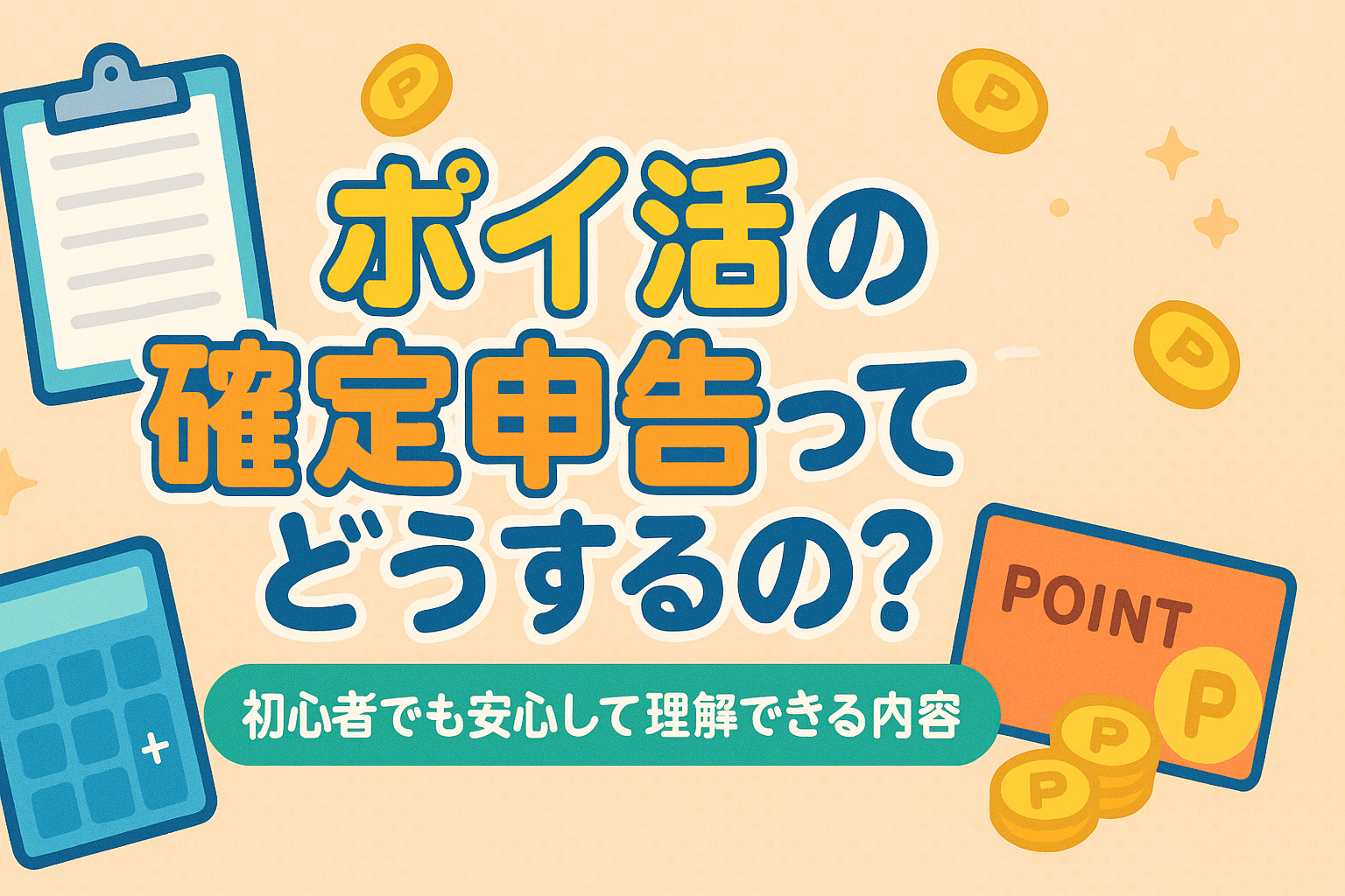 ポイ活の確定申告ってどうするの？初心者向け解説